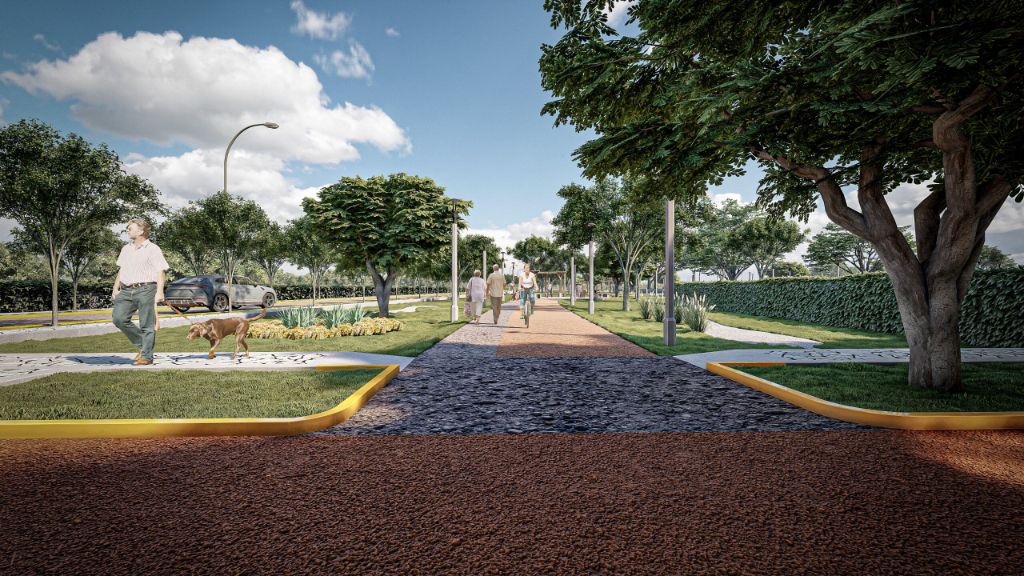 Ciclovía y Caminería