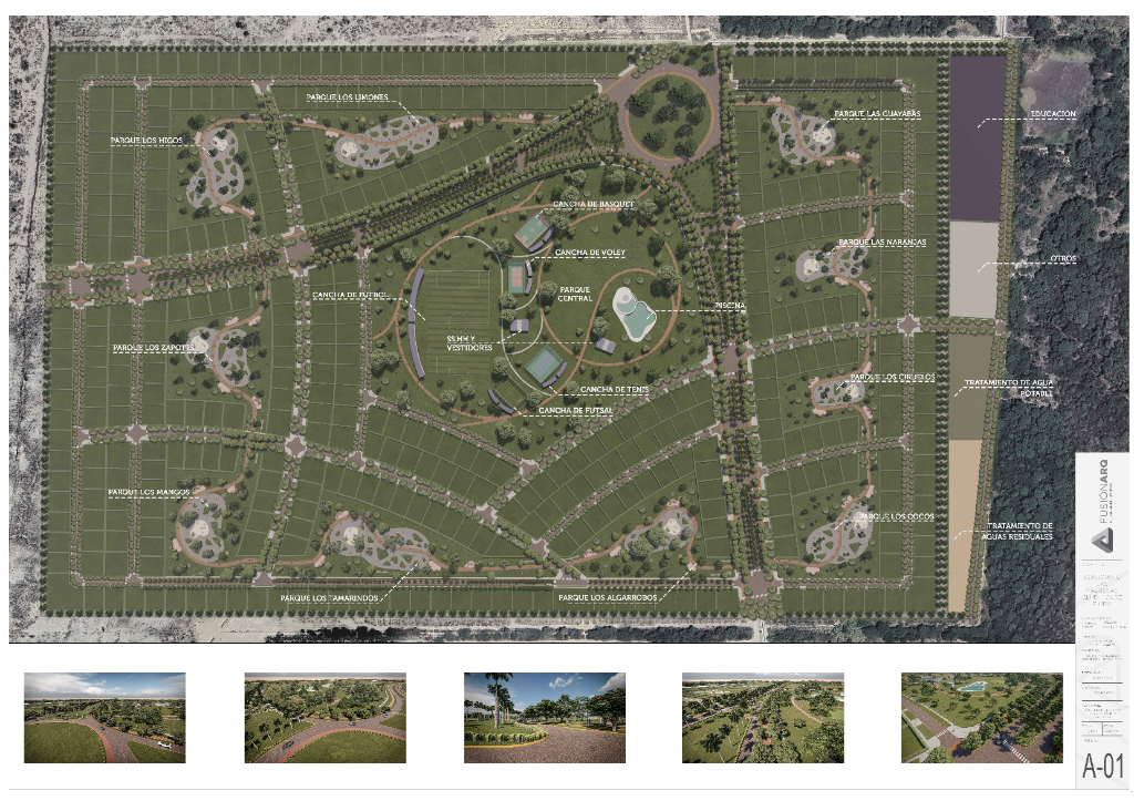 Master Plan Las Palmeras Golf & Country Club